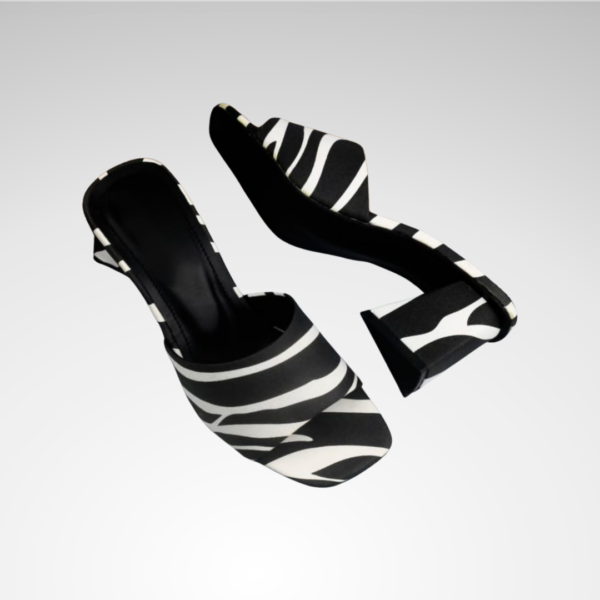 ZEBRA HEEL SANDAL