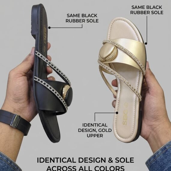 Celestial Glam Flat Sandals